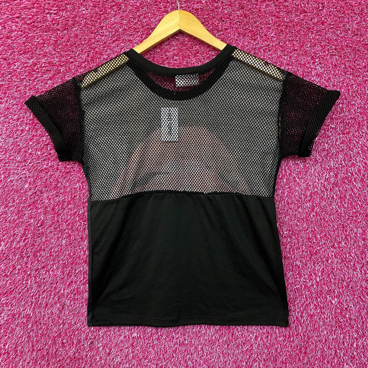 The Rocky Horror Picture Show Red Lips Mesh T-Shirt Medium