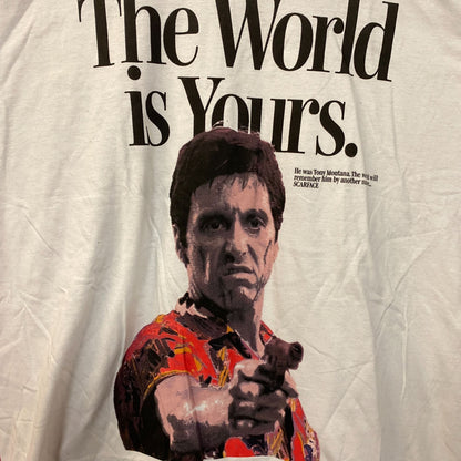 Scarface "The World Is Yours" Movie Graphic T-Shirt Large