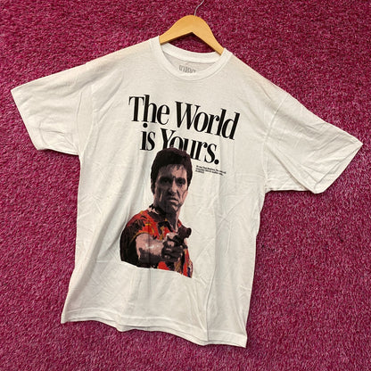 Scarface "The World Is Yours" Movie Graphic T-Shirt Large