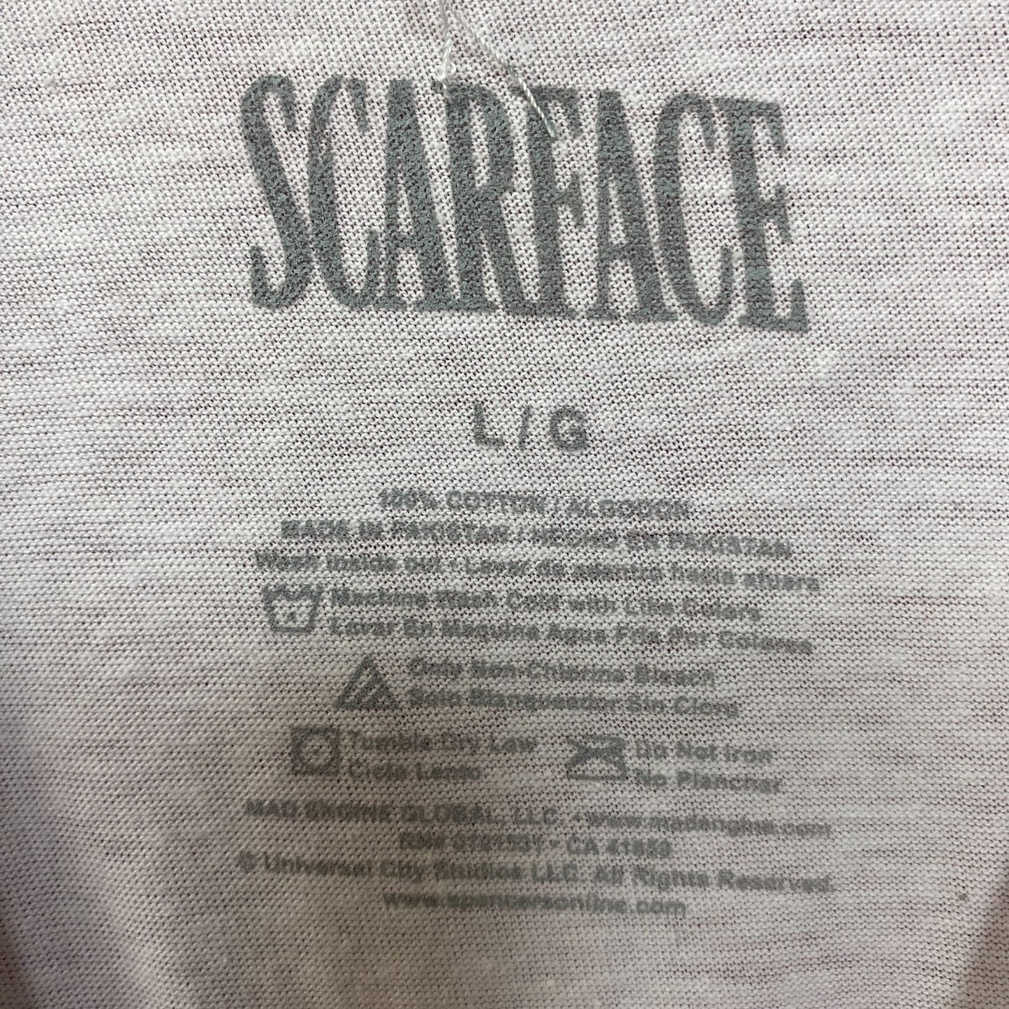 Scarface "The World Is Yours" Movie Graphic T-Shirt Large
