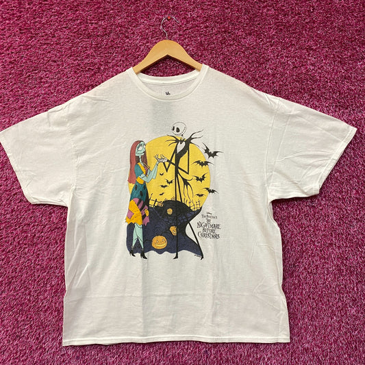 The Nightmare Before Christmas Jack and Sally T-Shirt Size XL