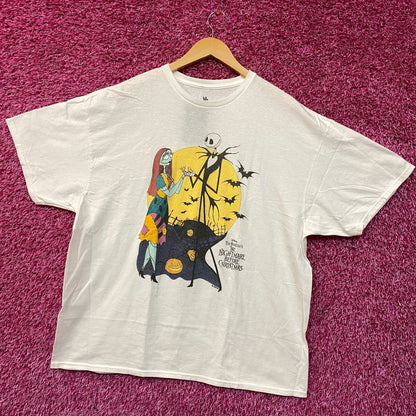 The Nightmare Before Christmas Jack and Sally T-Shirt Size XL