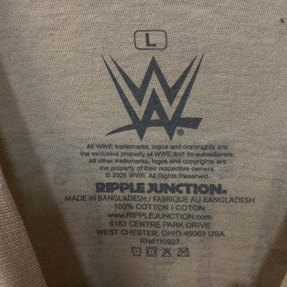 WWE Ripple Junction Dominik Mysterio "Wanted" Poster Graphic T-Shirt Large