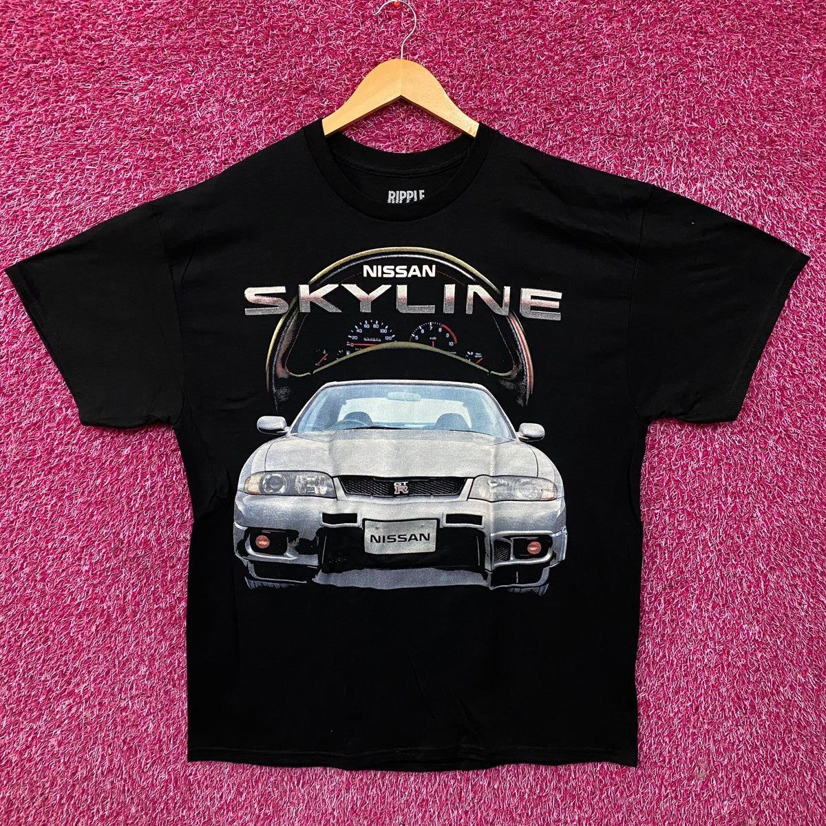 Ripple Junction Nissan Skyline Legendary Sports Car Poster T-Shirt XL