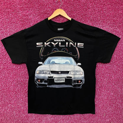 Ripple Junction Nissan Skyline Legendary Sports Car Poster T-Shirt XL