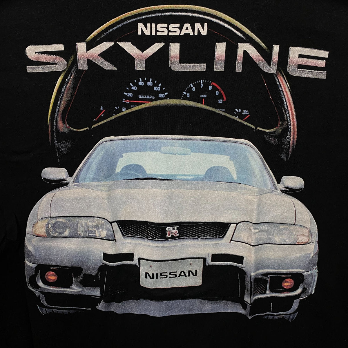 Ripple Junction Nissan Skyline Legendary Sports Car Poster T-Shirt XL