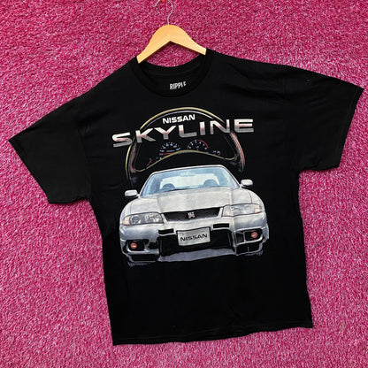 Ripple Junction Nissan Skyline Legendary Sports Car Poster T-Shirt XL