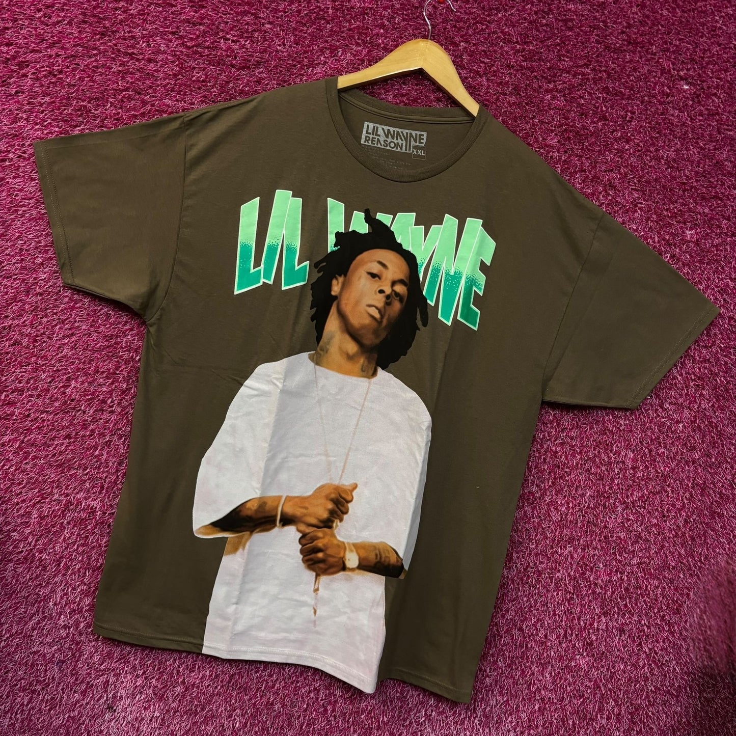 Reason x Young Money Lil Wayne Tha Carter Album Rap Tee XXL