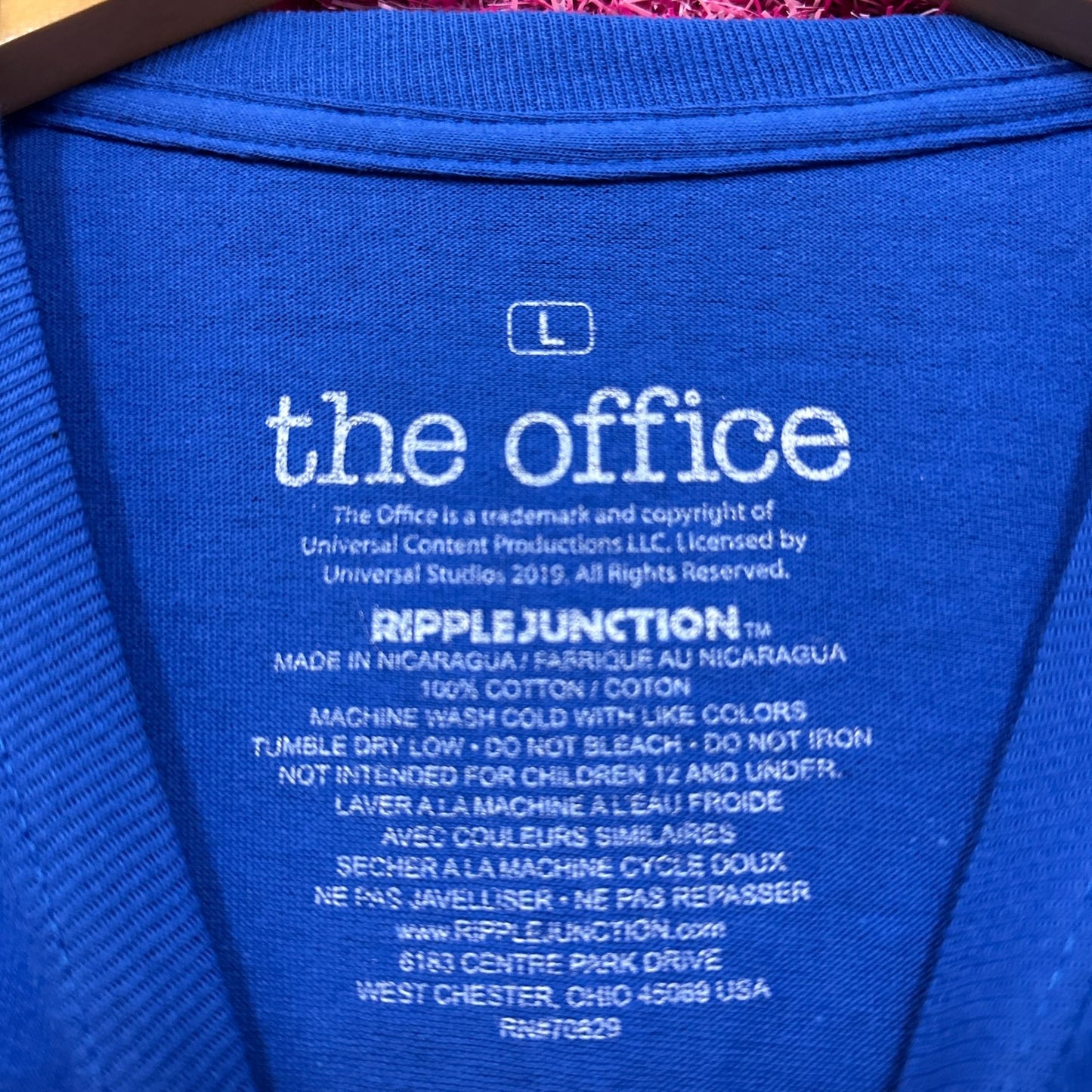 The Office Michael Scott Full Resume TV Series Long Sleeve L