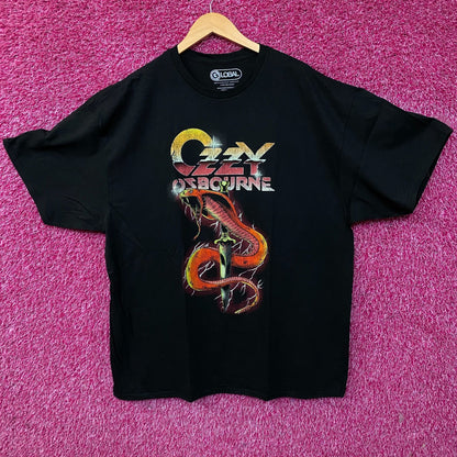 Ozzy Ozbourne Cobra Graphic Design T-Shirt 2XL