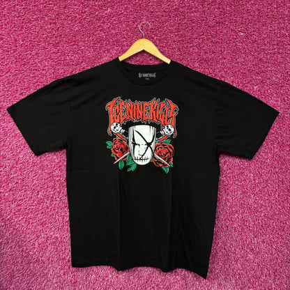 Ice Nine Kills Mask & Roses Grim Silence Mask Graphic Design T-Shirt XXXL