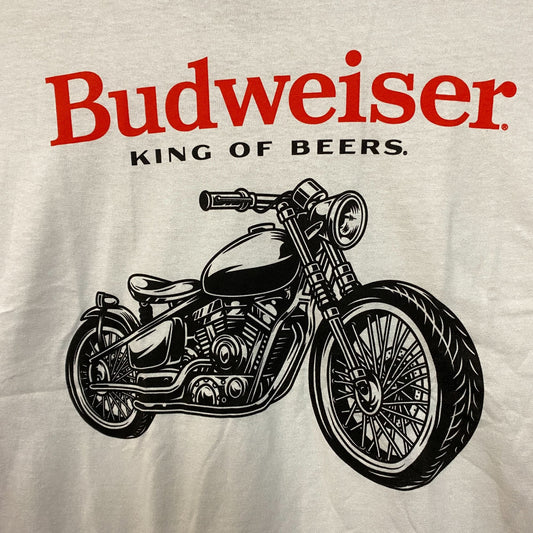 Budweiser King Of Beer Motorcycle Promo T-Shirt Medium