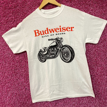 Budweiser King Of Beer Motorcycle Promo T-Shirt Medium