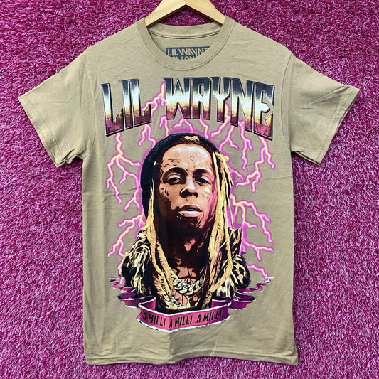 Reason Lil Wayne A Milli Lightning Brown T-Shirt Small
