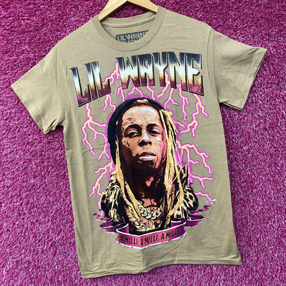 Reason Lil Wayne A Milli Lightning Brown T-Shirt Small