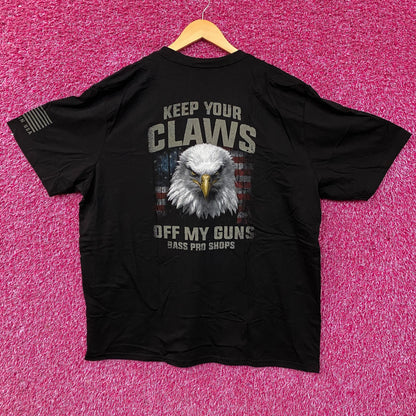 Bass Pro Shops "Claws Off My Guns" Graphic T-Shirt 2XL
