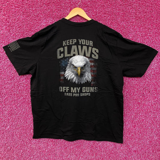 Bass Pro Shops "Claws Off My Guns" Graphic T-Shirt 2XL