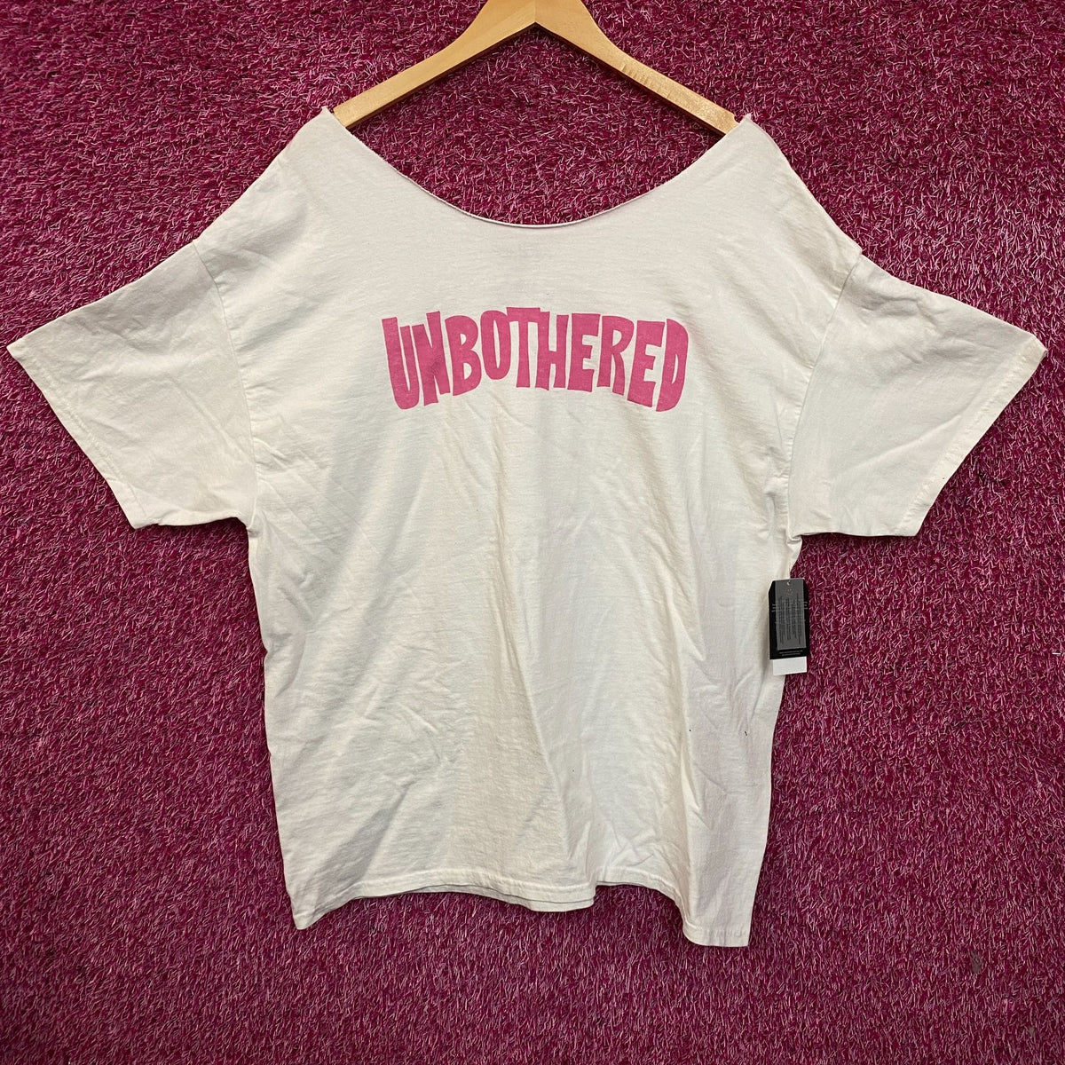 Unbothered Queen Off Shoulder Women's Tshirt Size XL