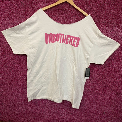 Unbothered Queen Off Shoulder Women's Tshirt Size XL