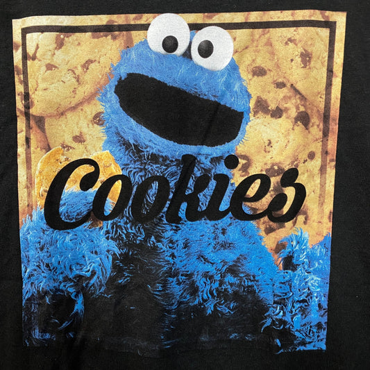 Sesame Street Cookie Lover Portrait Graphic T-Shirt Small