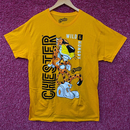 Cheetos "Wild & Hungry" Chester Cheetah Graphic T-Shirt Large