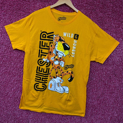Cheetos "Wild & Hungry" Chester Cheetah Graphic T-Shirt Large
