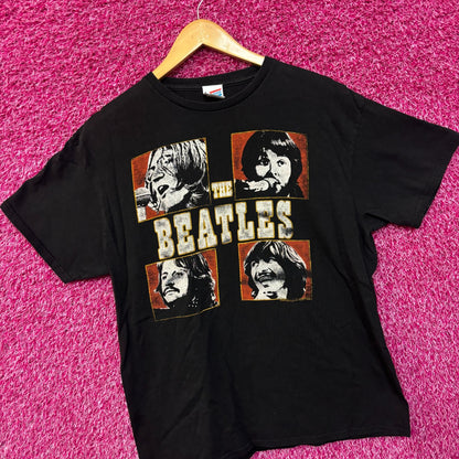 The Beatles Let It Be Album Art Distressed Rock Band Tee M