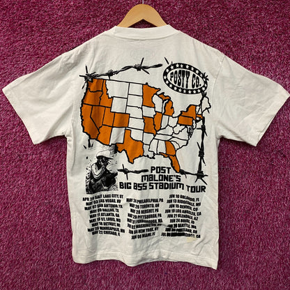 Post Malone Big Ass Stadium Tour All Over Print T-Shirt Small