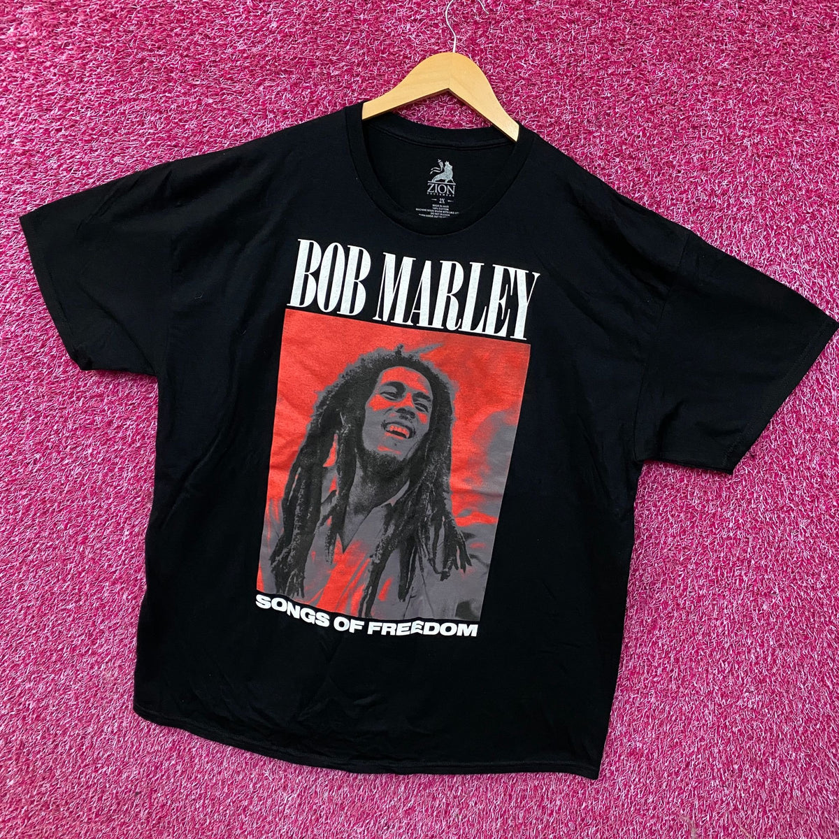 Zion Rootswear Bob Marley Songs of Freedom Graphic T-Shirt 2XL