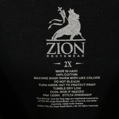 Zion Rootswear Bob Marley Songs of Freedom Graphic T-Shirt 2XL