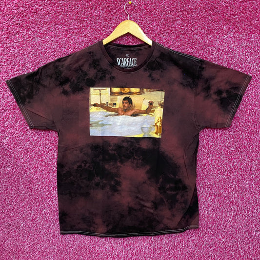 Scareface Tony Montana Maroon Tie Dye T-Shirt XL