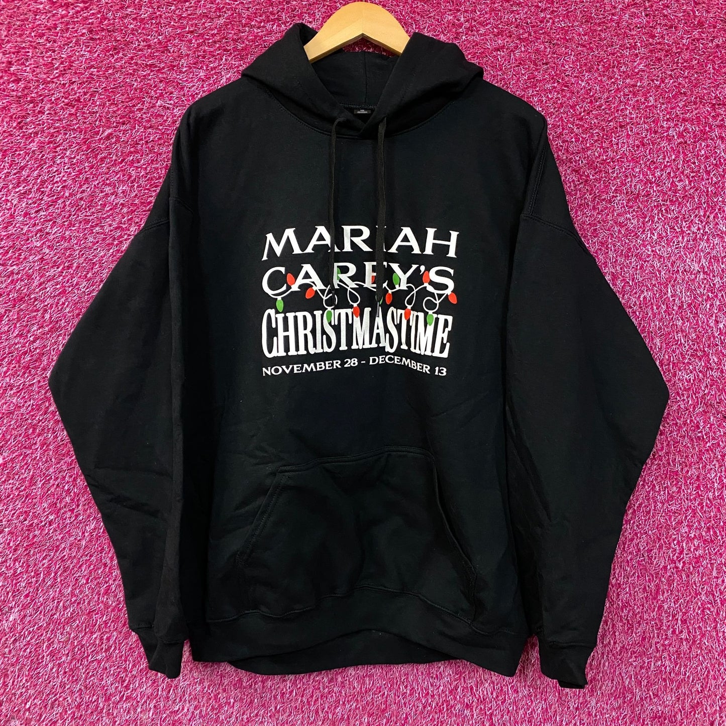 Mariah Carey "Christmastime" Residency Graphic Hoodie XL