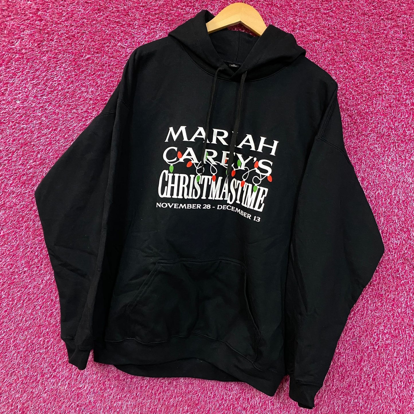 Mariah Carey "Christmastime" Residency Graphic Hoodie XL