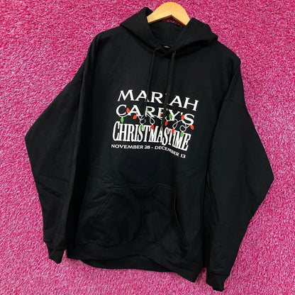 Mariah Carey "Christmastime" Residency Graphic Hoodie XL