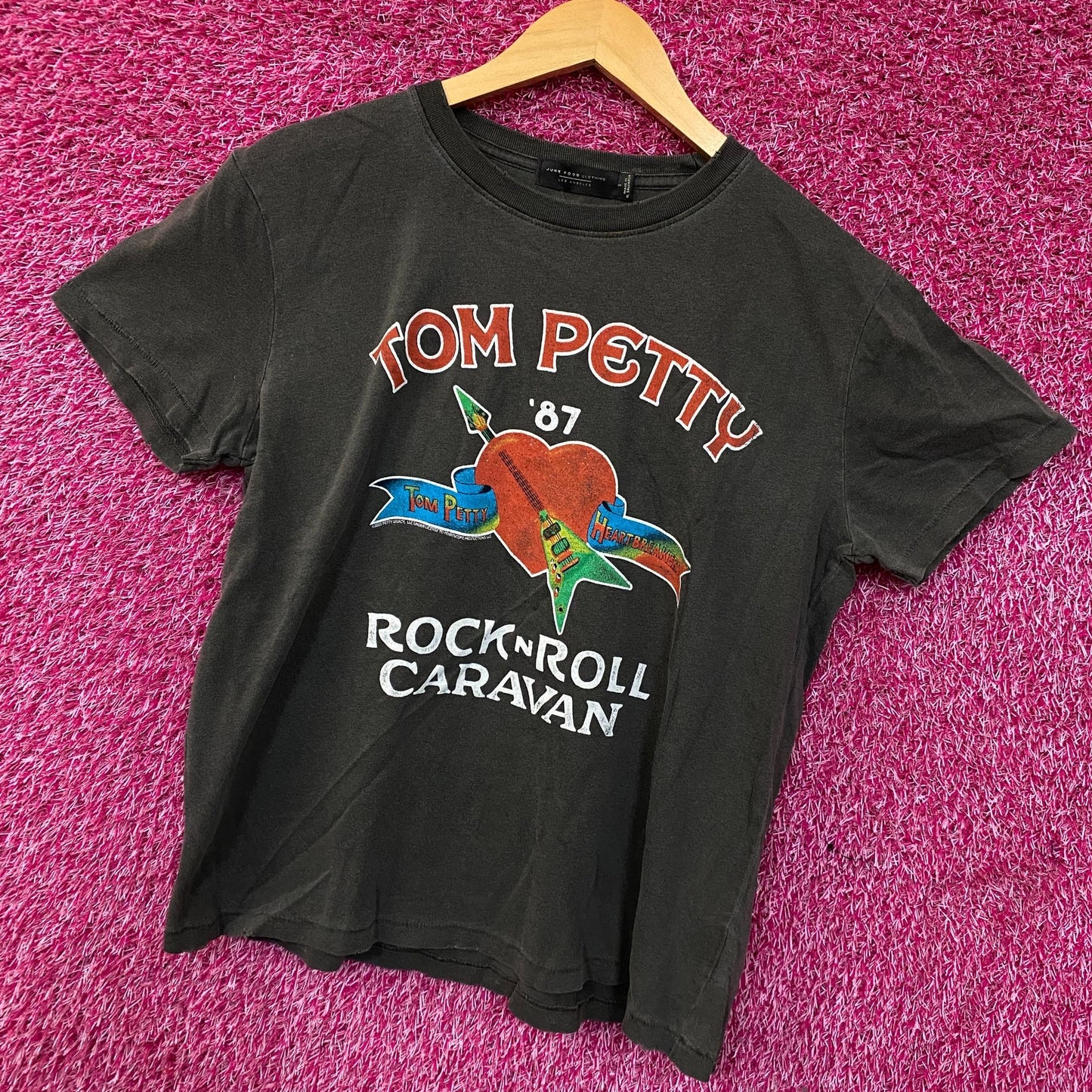 Junk Food Clothing Tom Petty Rock 'n' Roll Caravan Women's Tee Small