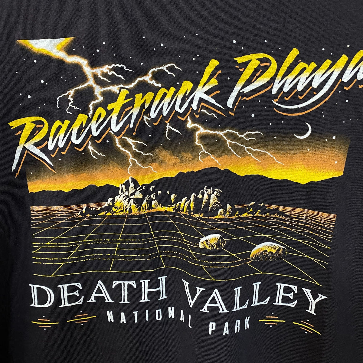 Junk Food Clothing Racetrack Playa Death Valley Women's Vintage Style Tee Medium