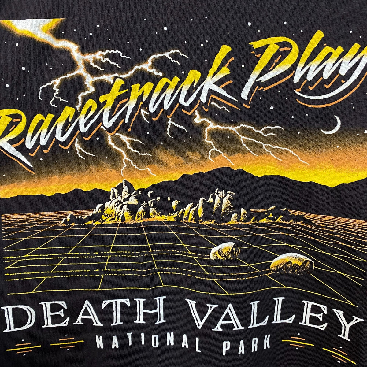 Junk Food Clothing Racetrack Playa Death Valley Women's Vintage Style Tee Medium