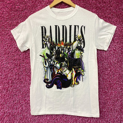 Disney Villains Baddies Graphic Design T-Shirt Small