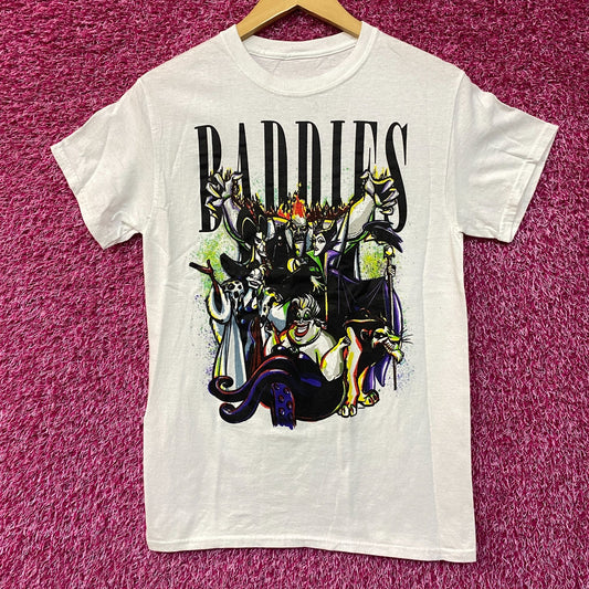 Disney Villains Baddies Graphic Design T-Shirt Small
