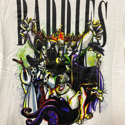 Disney Villains Baddies Graphic Design T-Shirt Small