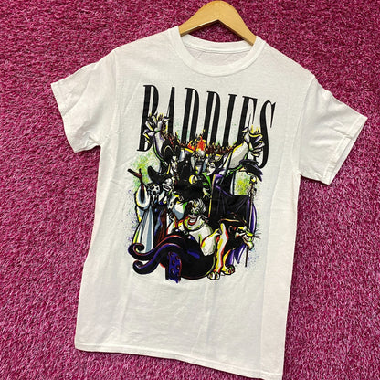 Disney Villains Baddies Graphic Design T-Shirt Small
