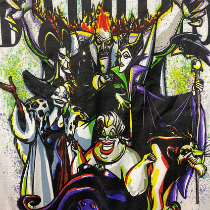 Disney Villains Baddies Graphic Design T-Shirt Small