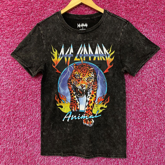 Def Leppard Hysteria Album Animal Graphic Heavy Metal Band T-Shirt Small