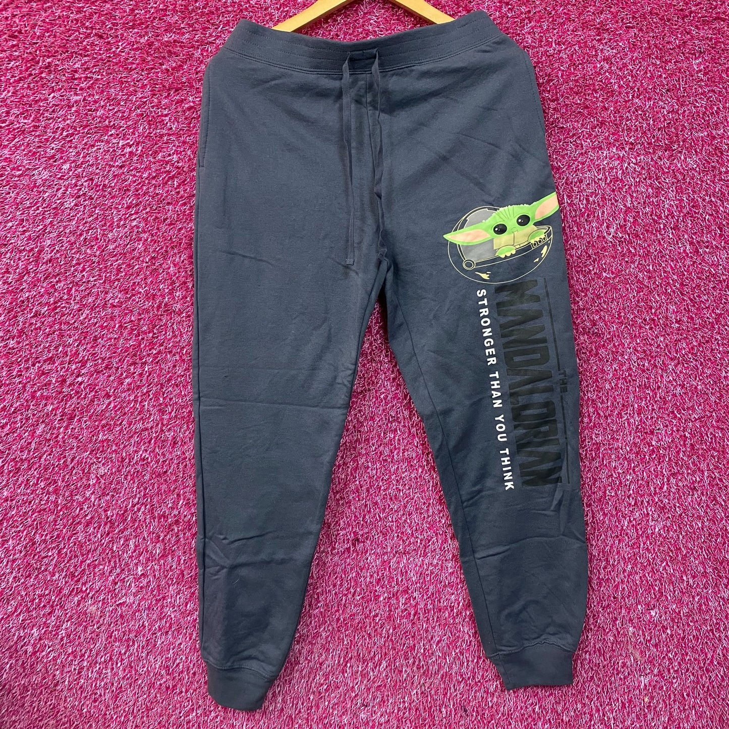 Star Wars The Mandalorian Grogu Graphic Sweatpants Medium