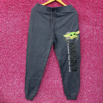 Star Wars The Mandalorian Grogu Graphic Sweatpants Medium