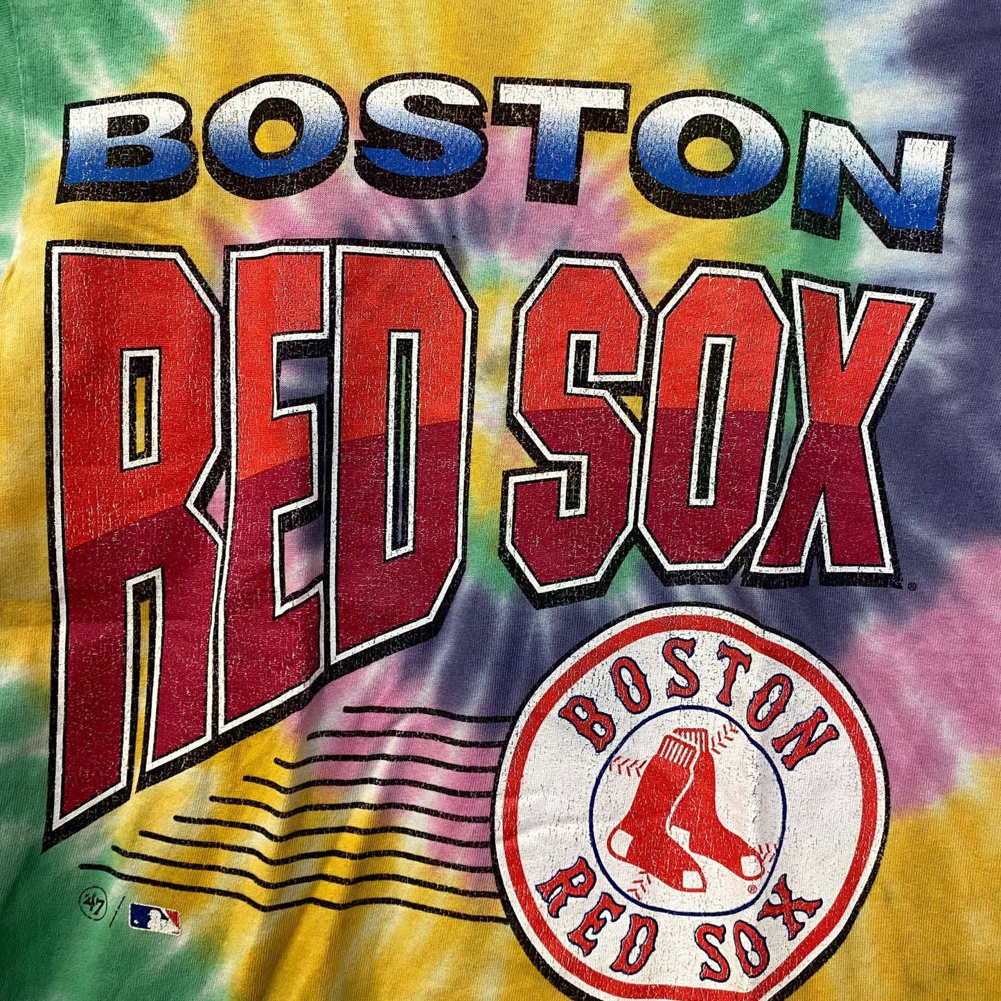 MLB Boston Red Sox Tie Dye T-Shirt Small