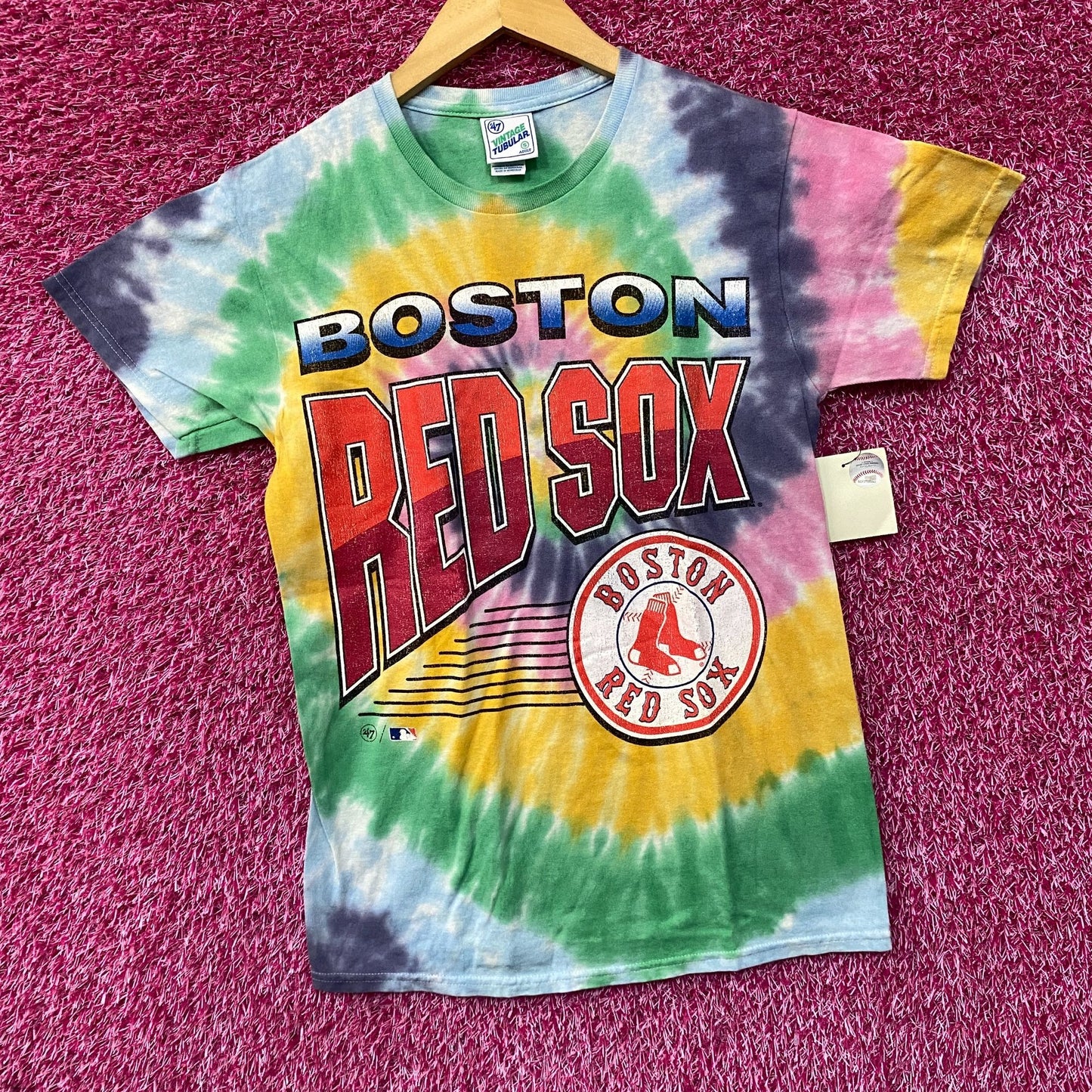 MLB Boston Red Sox Tie Dye T-Shirt Small
