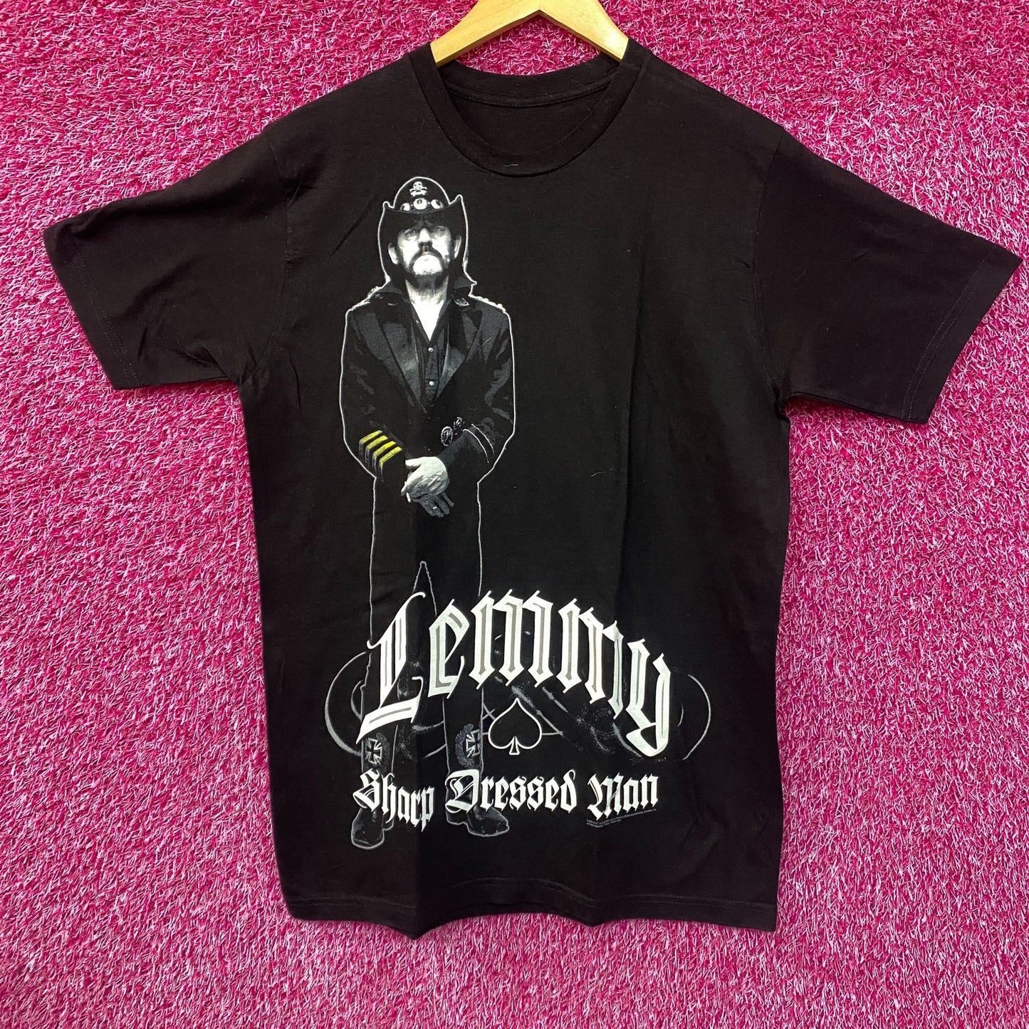 Lemmy Sharp Dressed Man T-shirt Black T-Shirt Large