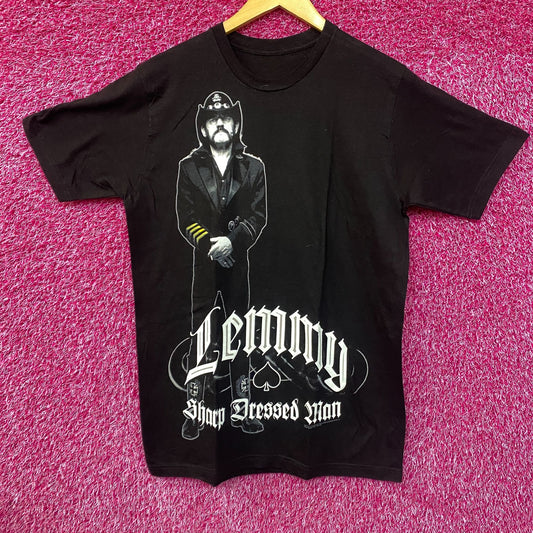 Lemmy Sharp Dressed Man T-shirt Black T-Shirt Large