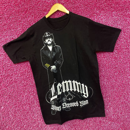 Lemmy Sharp Dressed Man T-shirt Black T-Shirt Large